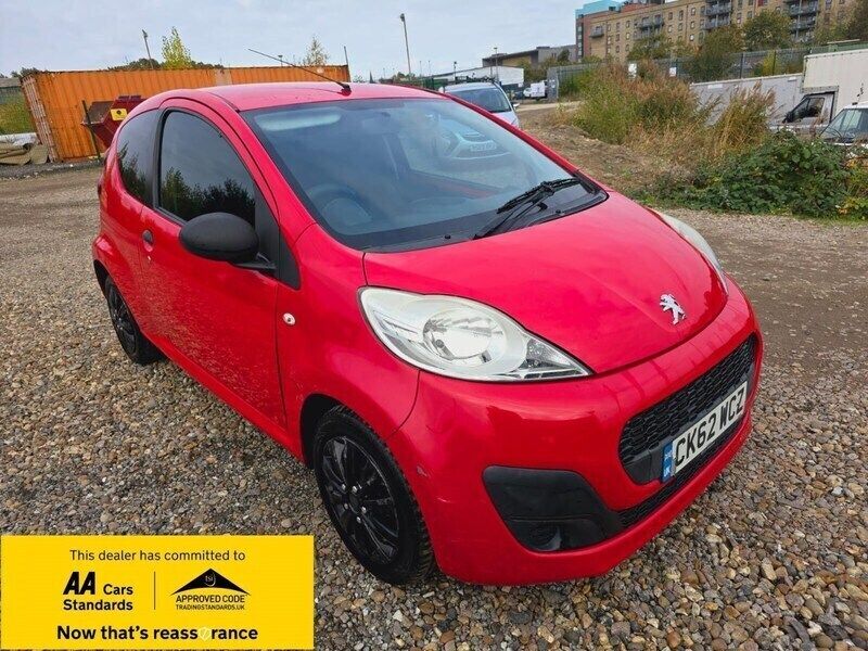 Red Used 2013 Peugeot 107 Access Hatchback | £1,780 (Fair price) - Image 1/2