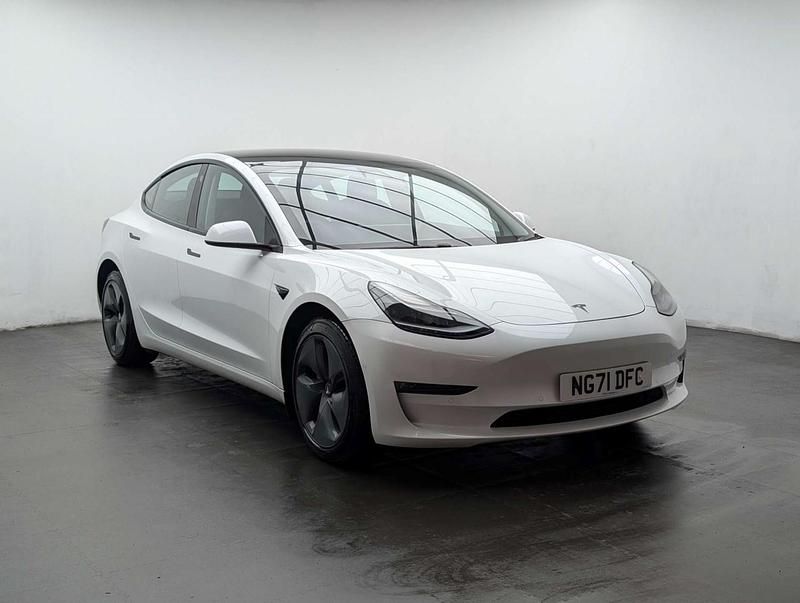 Used Tesla Model 3 Long Range AWD 366 kW (498 HP) 2021 White Sedan