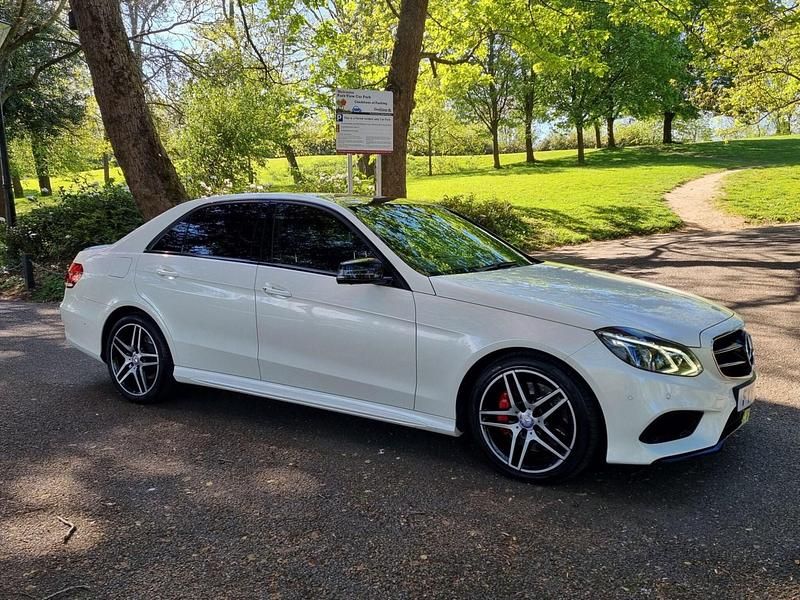 Used Mercedes E350 Premium 2016 White Sedan