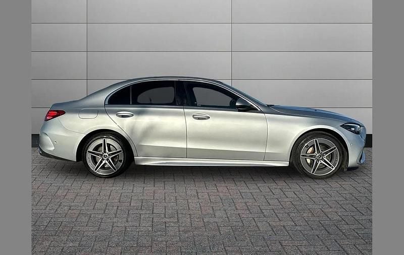 Used Mercedes C300e AMG line 313 HP (230 kW) 2023 Silver Sedan