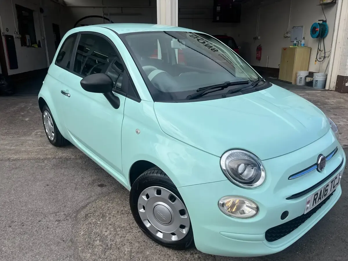 Used Fiat 500 Pop 69 HP (50 kW) 2016 Green Hatchback