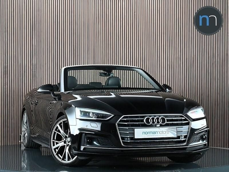 Used Audi A5 Cabriolet Advanced 190 HP (139 kW) 2019 Black Cabriolet