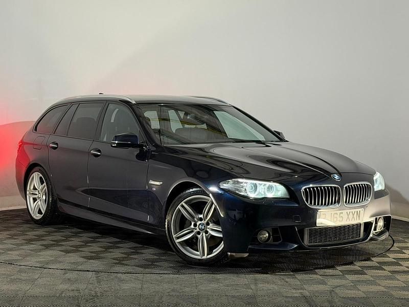 Black Used 2015 BMW 525 M Sport Estate | £7,995 (Good price) - Image 1/4