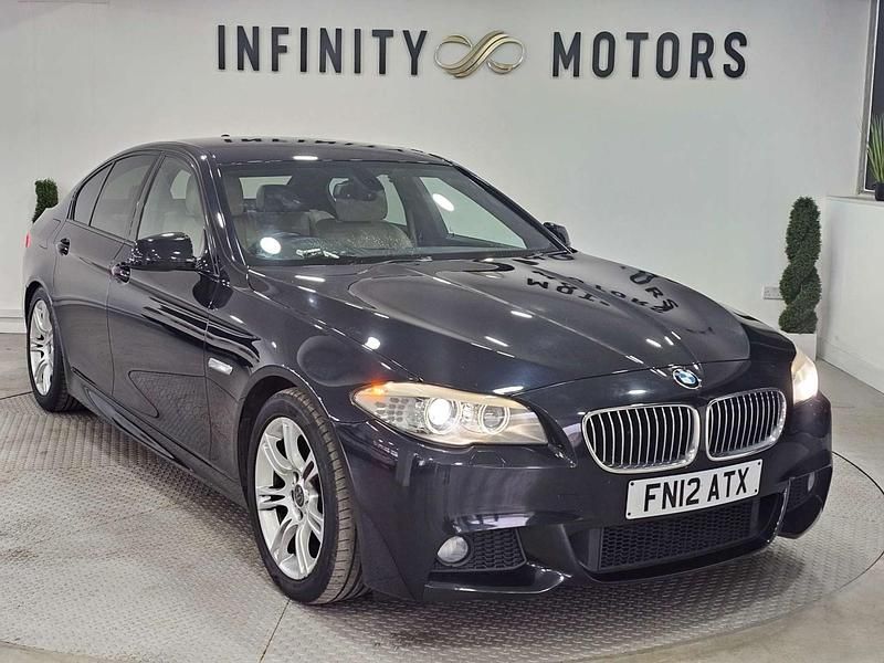 Black Used 2012 BMW 520 M Sport Sedan | £7,100 (Fair price) - Image 1/4