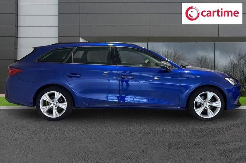 Used Seat Leon FR 130 HP (95 kW) 2020 Blue Estate