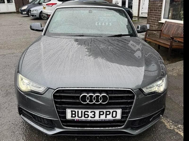 Grey Used 2013 Audi A5 Cabriolet S-Line Cabriolet | £6,695 (Fair price) - Image 1/4