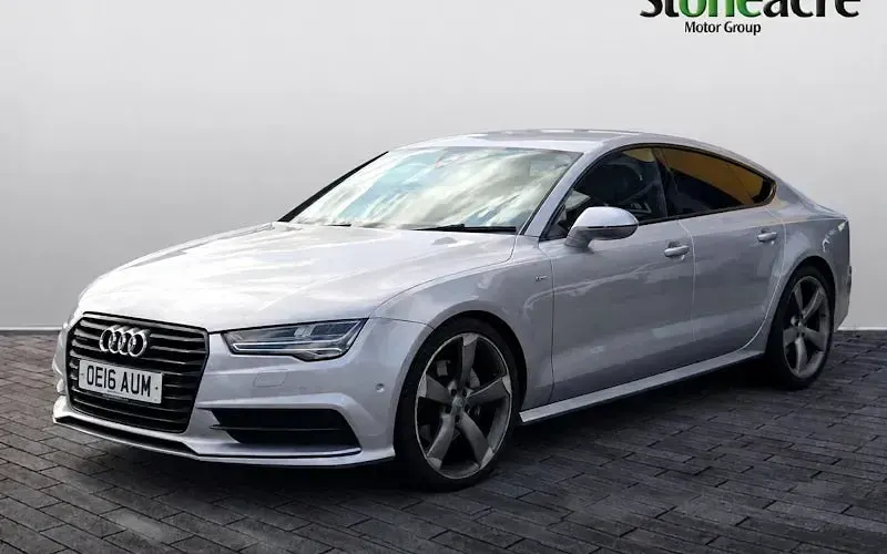 Used Audi A7 Sportback Black Edition 268 HP (197 kW) 2016 Silver Hatchback