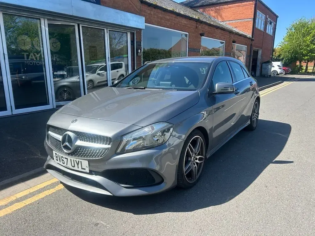 Used Mercedes A180 AMG line 122 HP (89 kW) 2017 Grey Hatchback