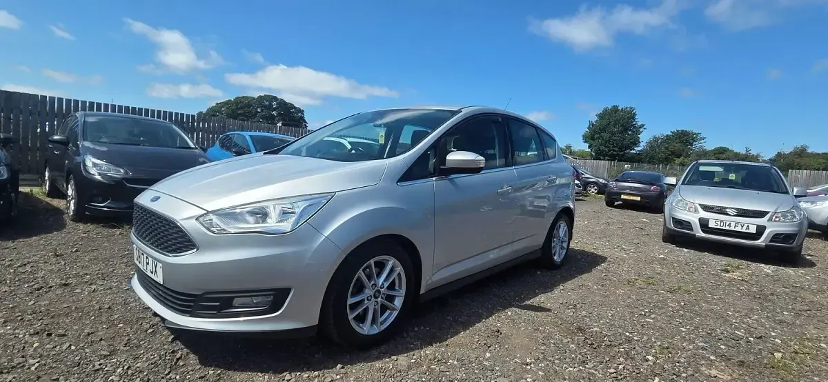 Used Ford C-MAX Zetec 125 HP (91 kW) 2017 Silver MPV