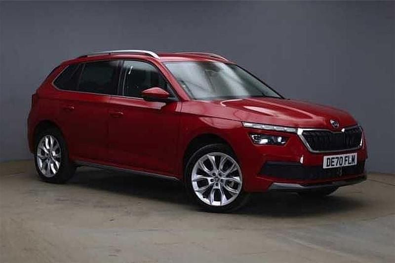 Velvet red metallic Used 2020 Skoda Kamiq SE L SUV | £13,995 (Good price) - Image 1/4