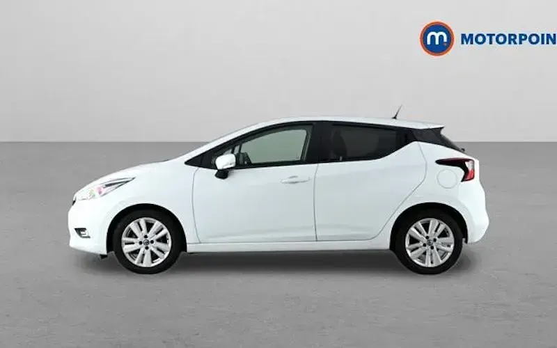 Begagnad Nissan Micra Acenta 101 HK (74 kW) 2020 Vit Halvkombi