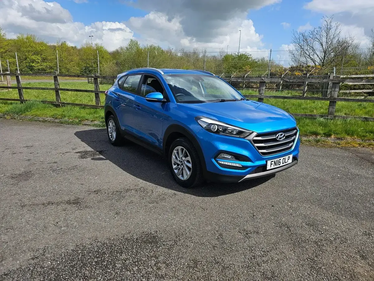 Used Hyundai Tucson SE 116 HP (85 kW) 2016 Blue SUV