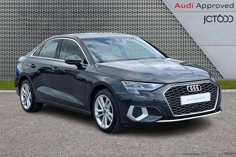Grey Used 2022 Audi A3 Sport Sedan | £19,307 (Good price) - Image 1/4