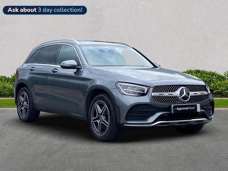 Grey Used 2020 Mercedes GLC300 AMG line Estate | £25,976 (Fair price) - Image 1/4