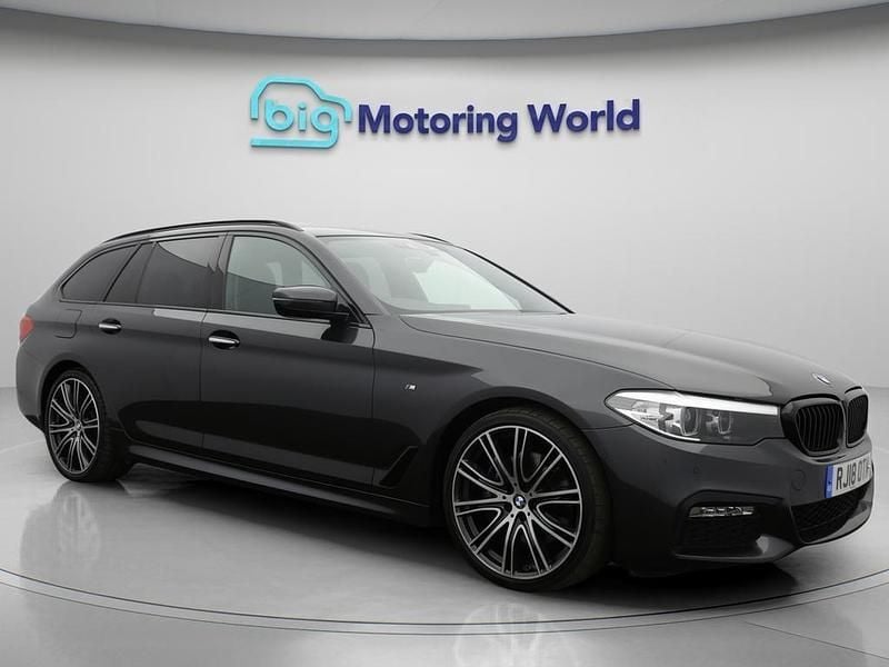 Grey Used 2018 BMW 530 M Sport Estate | £17,800 (Good price) - Image 1/4