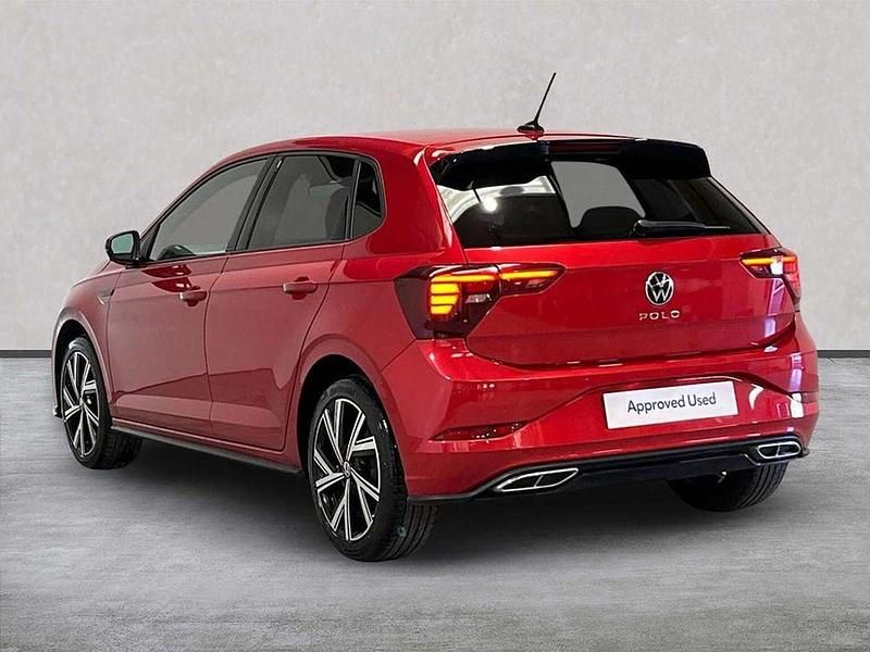 Used VW Polo R-line 95 HP (69 kW) 2022 Red Hatchback