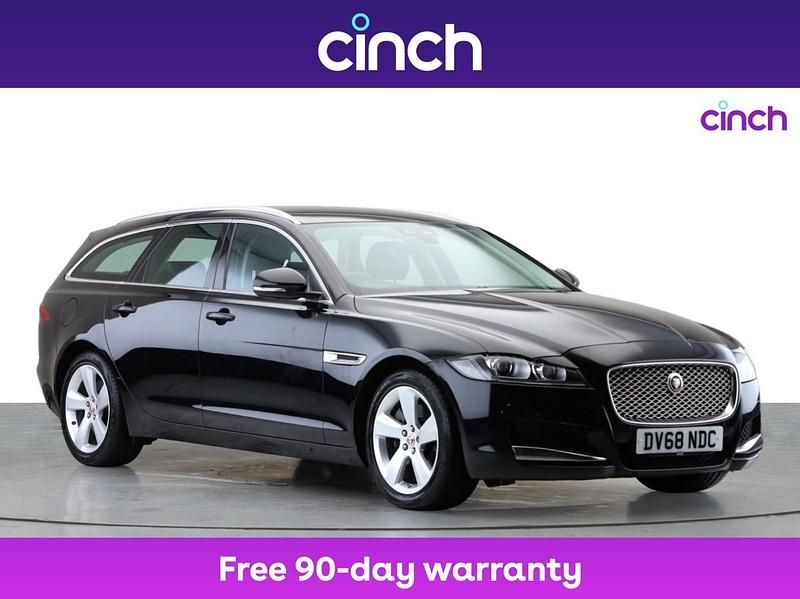 Black Used 2018 Jaguar XF Portfolio Sedan | £13,499 (Super price) - Image 1/3