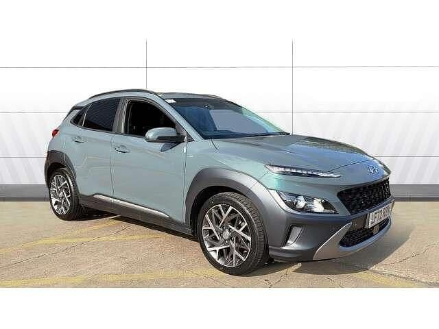 Green Used 2022 Hyundai Kona Premium SUV | £17,347 (Fair price) - Image 1/4