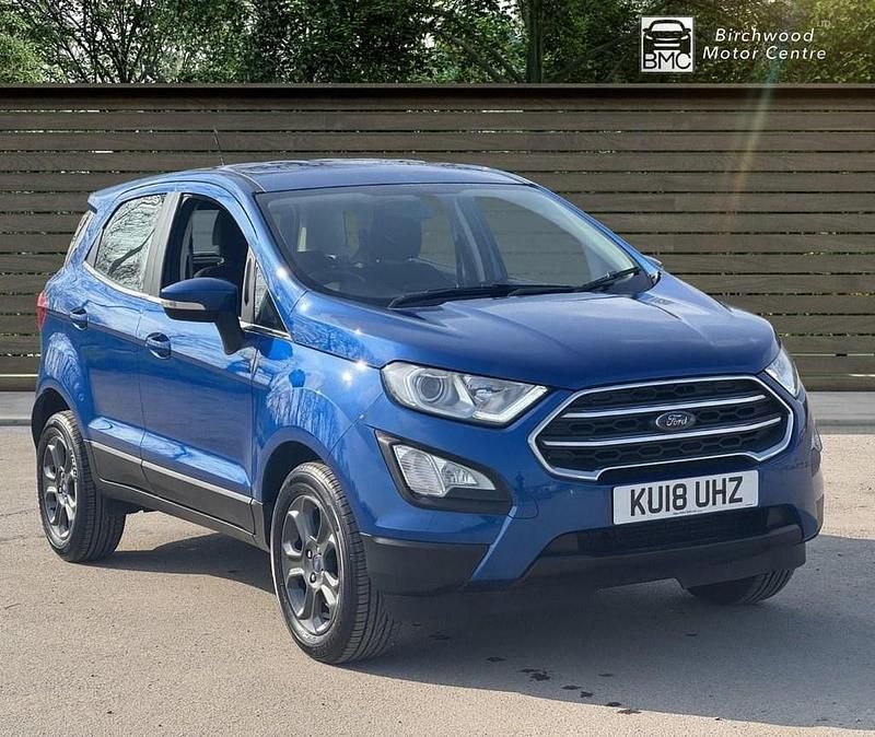Used Ford Ecosport Zetec 125 HP (91 kW) 2018 Blue SUV