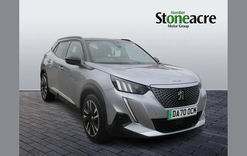 Used Peugeot e-2008 GT-line 100 kW (136 HP) 2020 Grey SUV