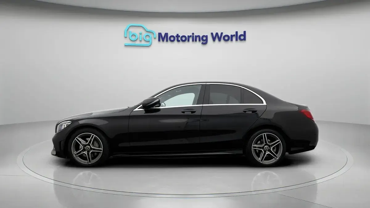 Used Mercedes C200 AMG line 160 HP (117 kW) 2020 Black Sedan