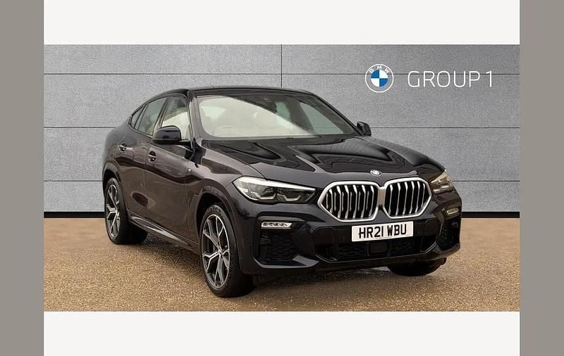Used BMW X6 M Sport 334 HP (245 kW) 2021 Black SUV