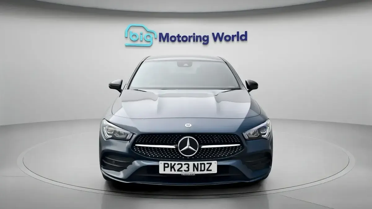 Used Mercedes CLA250e AMG Line Premium 218 HP (160 kW) 2023 Blue Coupe