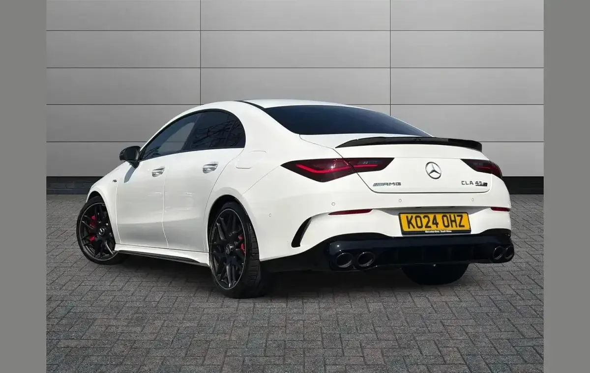 Used Mercedes CLA45 AMG 415 HP (305 kW) 2024 White Coupe