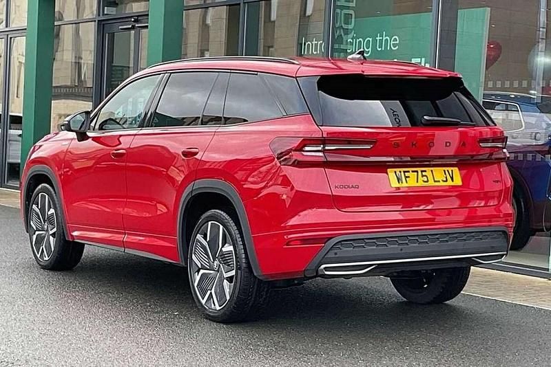 Used Skoda Kodiaq SportLine 190 HP (139 kW) 2025 Velvet red metallic SUV
