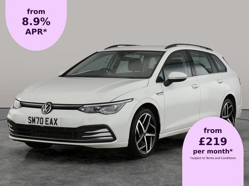 White Used 2020 VW Golf VII Style Estate | £17,302 (Fair price) - Image 1/1