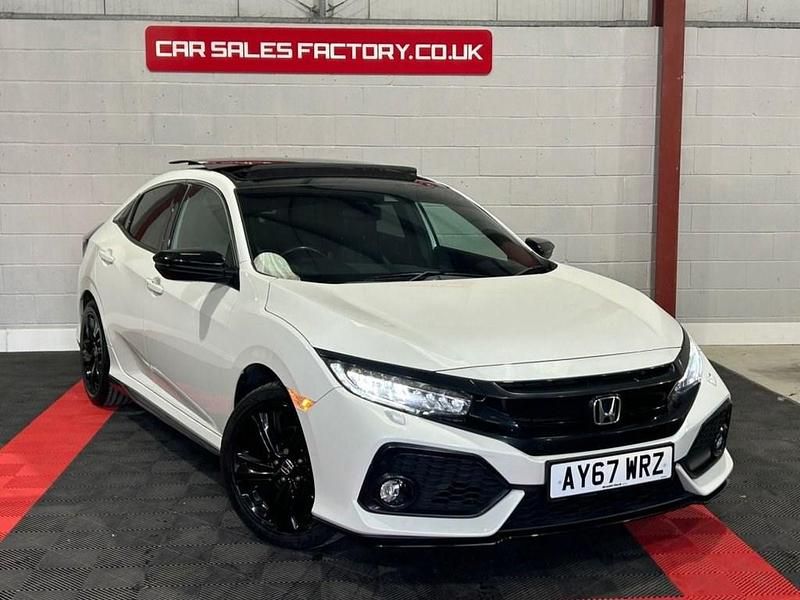 White Used 2017 Honda Civic EX Hatchback | £10,995 (Fair price) - Image 1/4