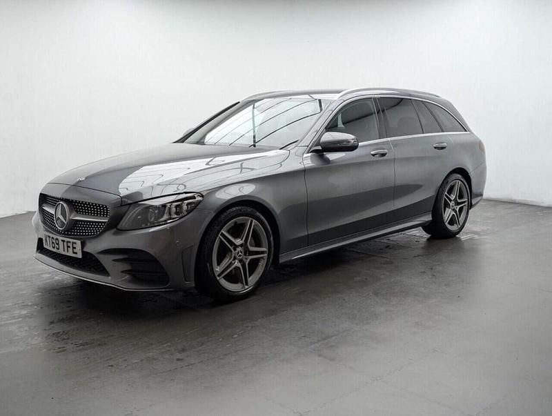 Used Mercedes C220 AMG line 194 HP (142 kW) 2020 Grey Estate