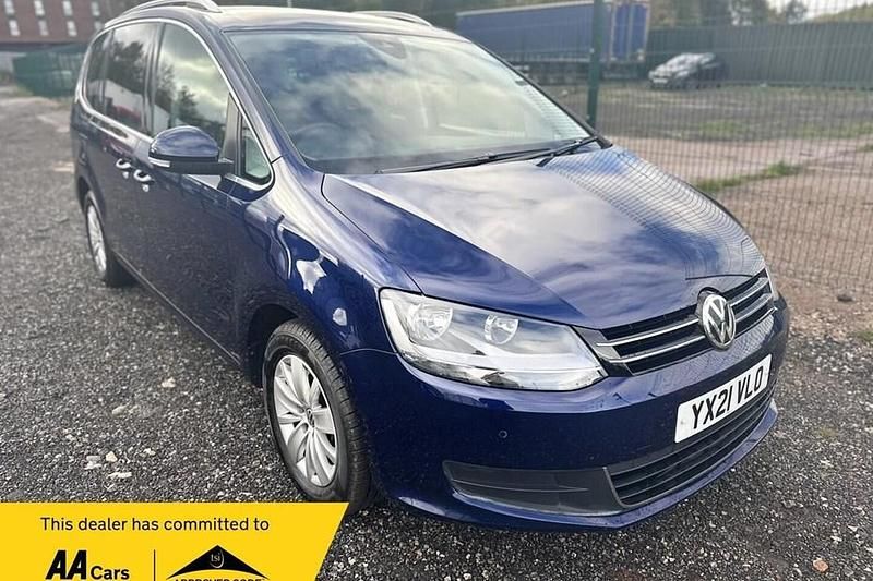 Blue Used 2021 VW Sharan SE MPV | £16,995 (Fair price) - Image 1/1