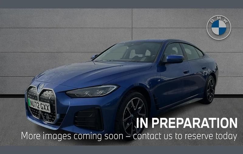 Used BMW i4 M Sport 250 kW (340 HP) 2022 Blue Sedan