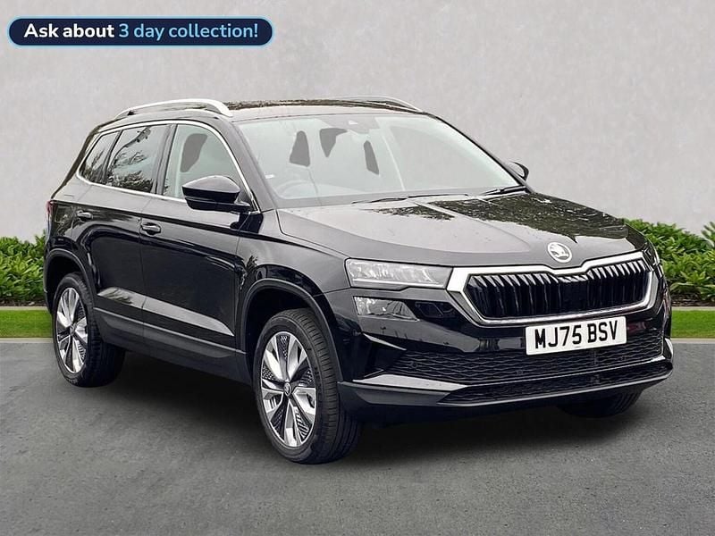 Black New 2025 Skoda Karoq SE L SUV | £29,980 (Expensive) - Image 1/4