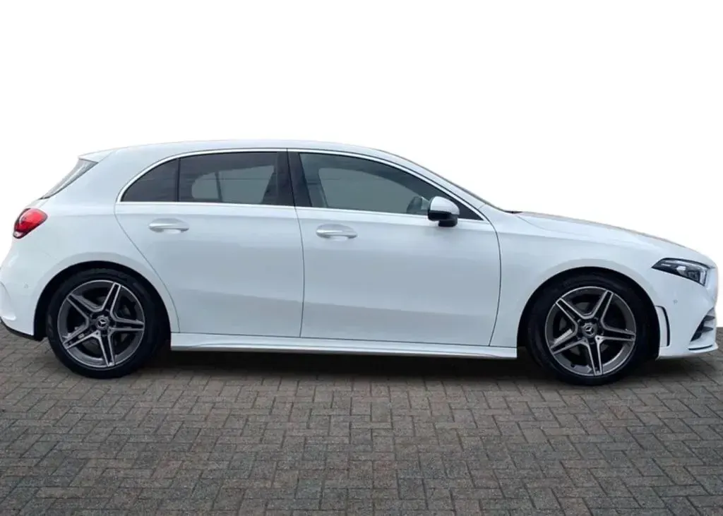 Used Mercedes A200 AMG Line Premium Plus 2019 White Hatchback