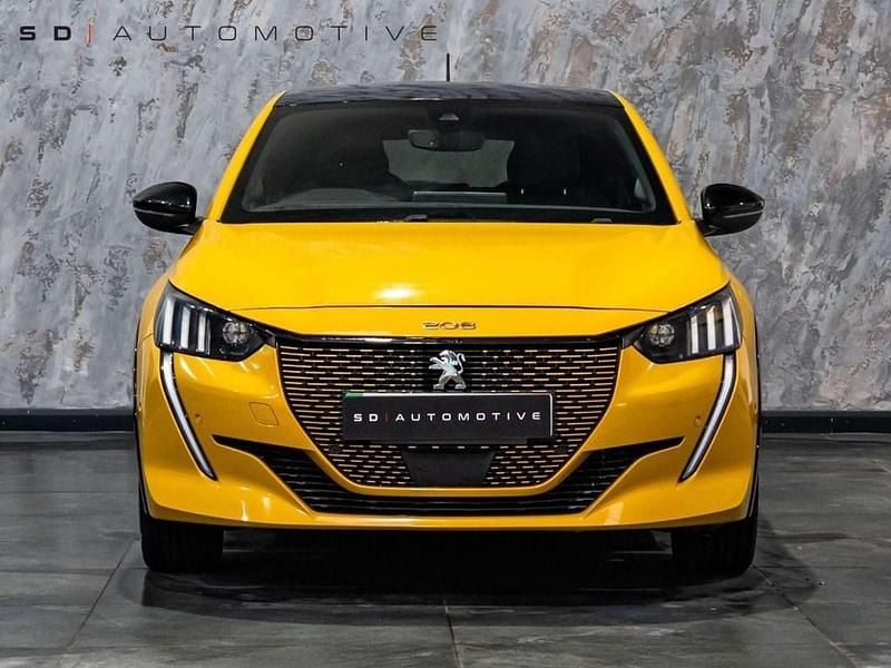 Second-hand Peugeot e-208 GTi 100 kW (136 CP) 2021 Galben Hatchback