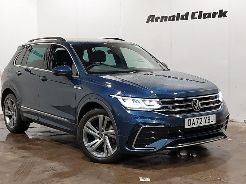 Used VW Tiguan R-line Edition 150 HP (110 kW) 2022 Blue SUV