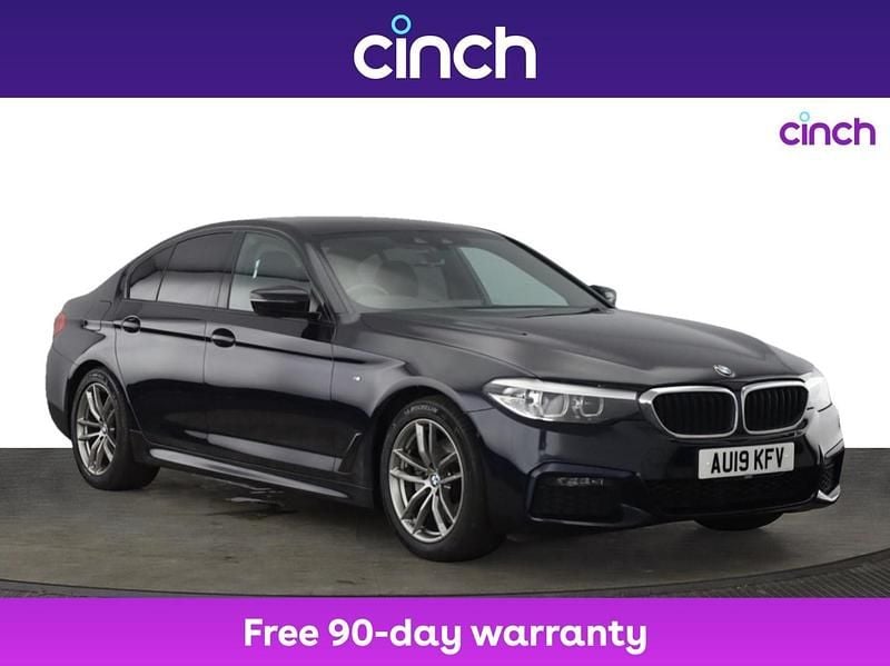 Black Used 2019 BMW 520 M Sport Sedan | £21,199 (Good price) - Image 1/3