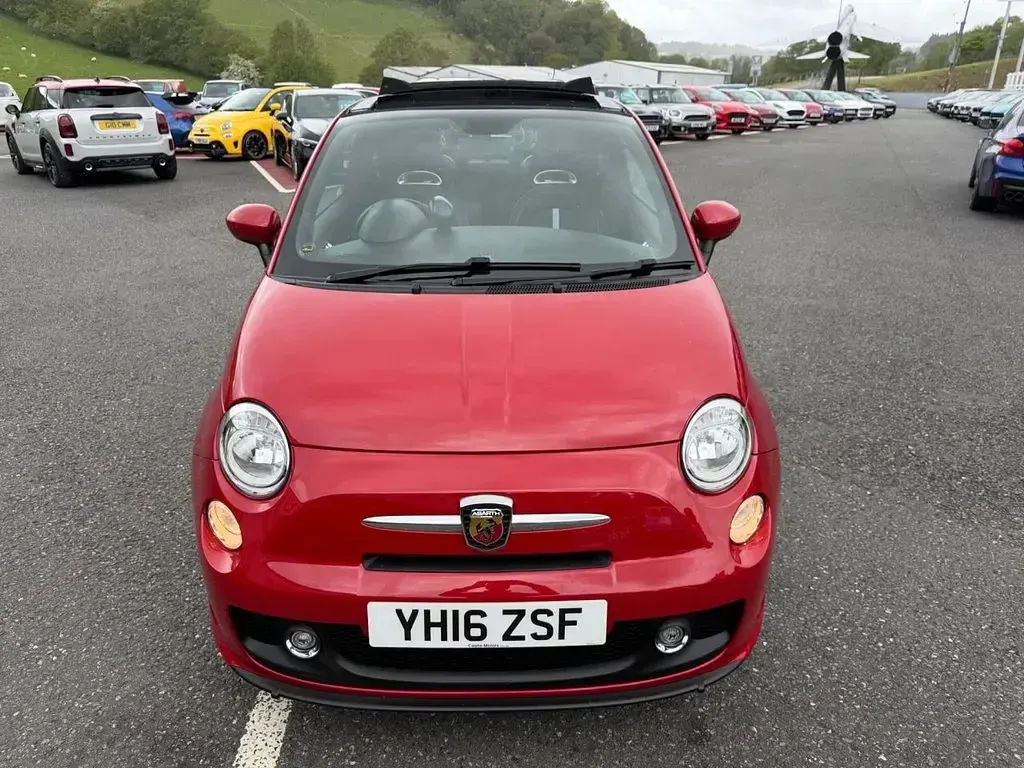 Used Abarth 595 140 HP (102 kW) 2016 Red Cabriolet