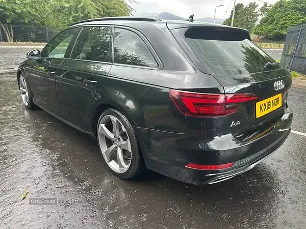 Used Audi A4 S-Line 187 HP (137 kW) 2019 Black Estate