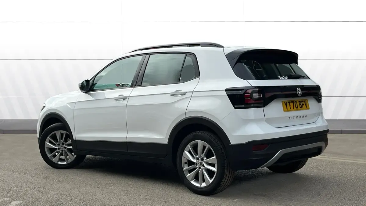 Used VW T-Cross SE 115 HP (84 kW) 2020 White SUV