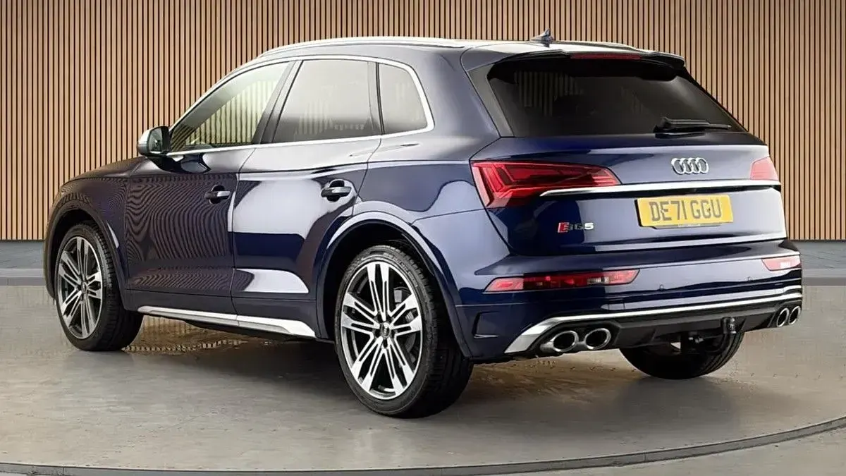 Used Audi SQ5 Comfort 341 HP (250 kW) 2021 Navarra blue metallic/navarra blue metallic SUV