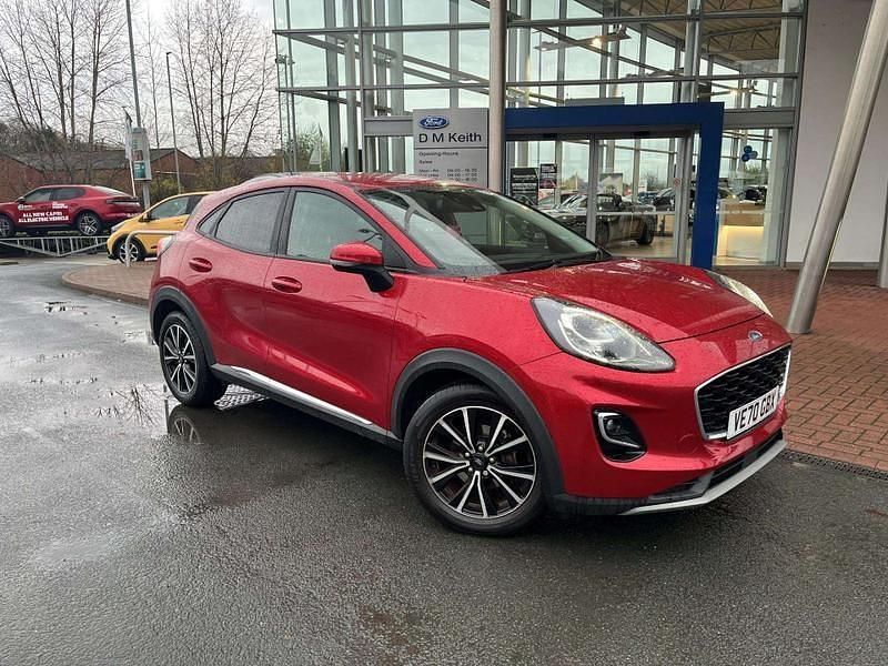 Red Used 2020 Ford Puma Titanium Hatchback | £11,968 (Super price) - Image 1/4