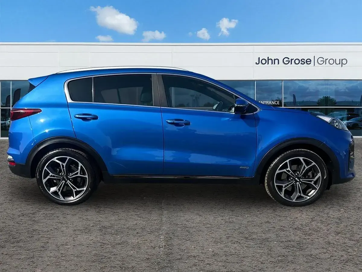 Used Kia Sportage GT-Line S 177 HP (130 kW) 2019 Blue SUV