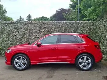 Used Audi Q3 S-Line 150 HP (110 kW) 2021 Red SUV