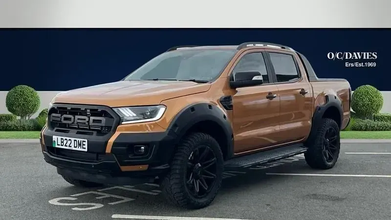 Begagnad Ford Ranger Wildtrack 2022 Orange Pickup