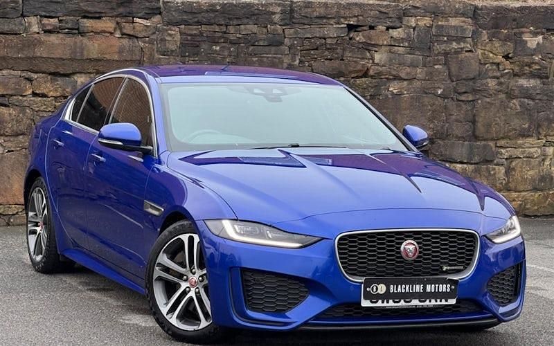 Used Jaguar XE R-Dynamic 179 HP (131 kW) 2020 Blue Sedan