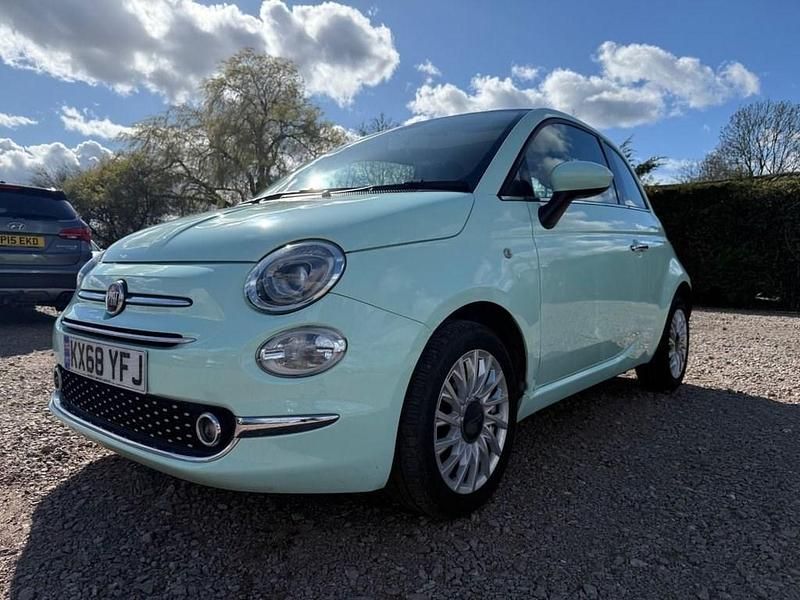 Used Fiat 500 Lounge 69 HP (50 kW) 2018 Green Hatchback