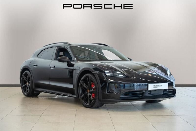 Black New 2025 Porsche Taycan Cross Turismo Sedan | £102,990 (Expensive) - Image 1/4